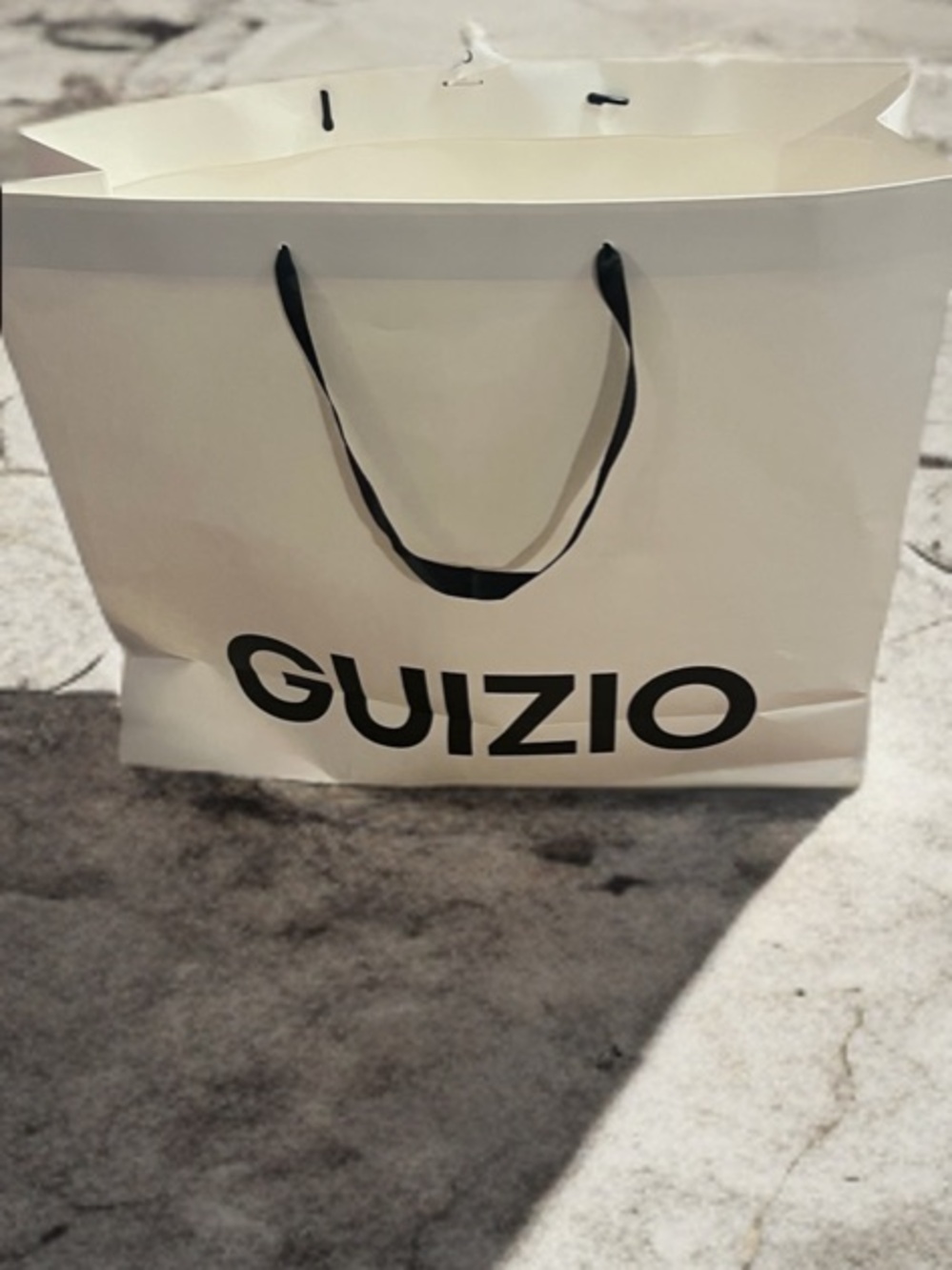 Guizio White Shopping Bag